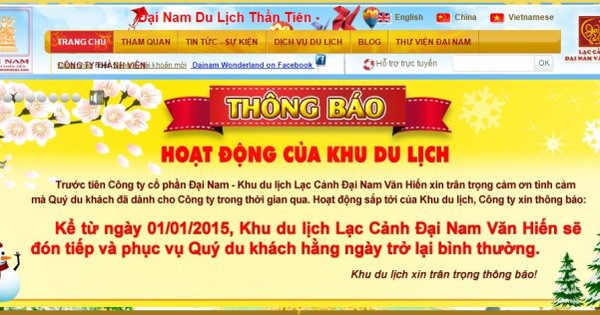 Khu Du Lá»‹ch Ä'áº¡i Nam Háº¿t Miá»…n Phi Tuá»•i Tráº» Online