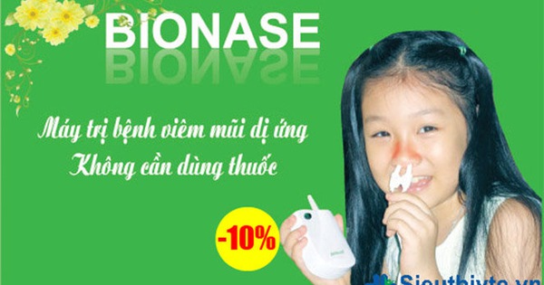 Máy trị viêm mũi dị ứng Bionase có hiệu quả không?