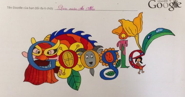 Tranh Doodle của trẻ em VN lên trang chủ Google - Tuổi Trẻ Online
