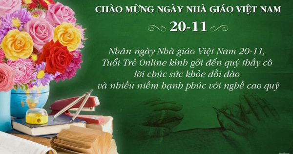Những mẫu background ý nghĩa chào mừng ngày Nhà giáo Việt Nam 2011